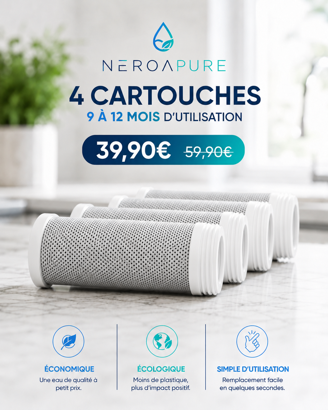 Cartouche Filtrante NeroaPure