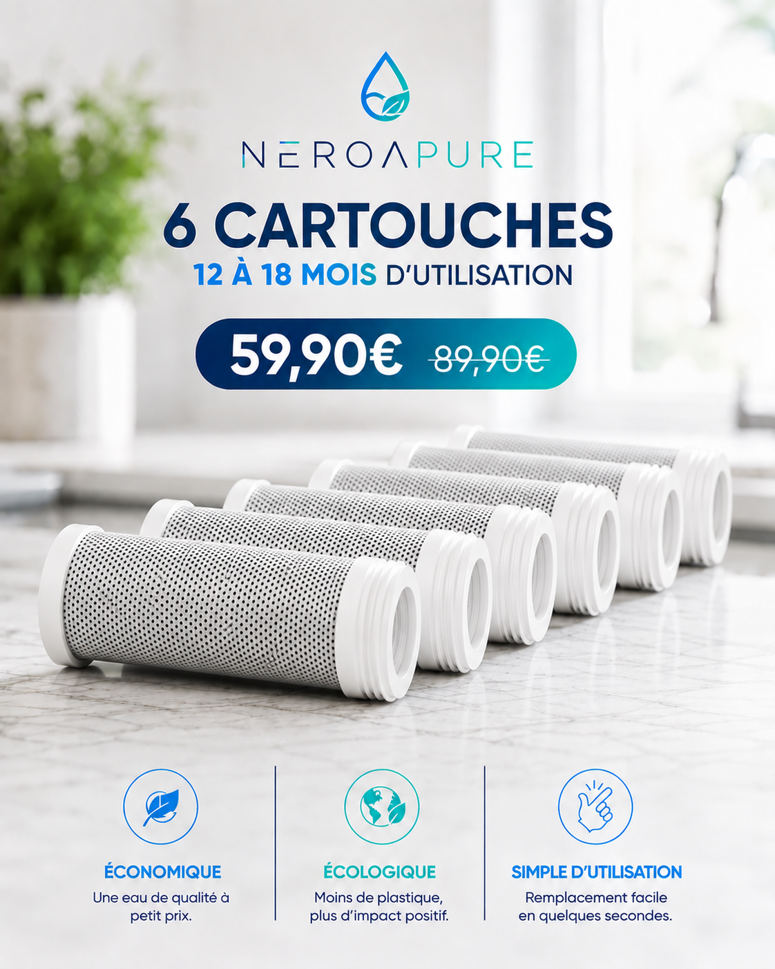 Cartouche Filtrante NeroaPure